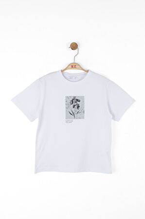 Nk Erkek Çocuk True Tshirt 8-14 Yaş Beyaz