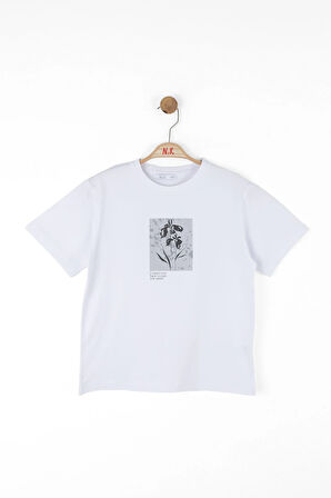 Nk Erkek Çocuk True Tshirt 8-14 Yaş Beyaz