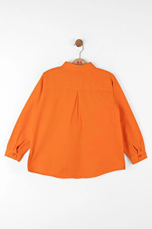 Nk Kız Çocuk Bali Gömlek 8-14 Yaş Oranj