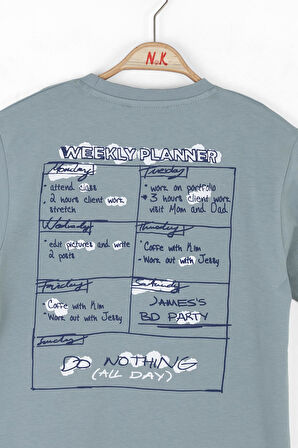 Nk Erkek Çocuk Plan Tshirt 8-14 Yaş Mint