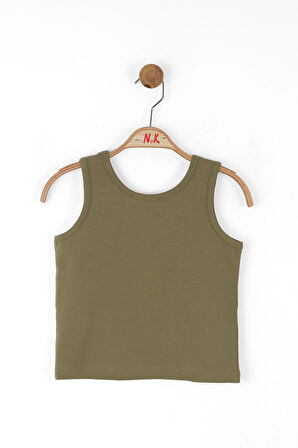 Nk Kız Çocuk Repose Crop 4-8 Yaş Haki