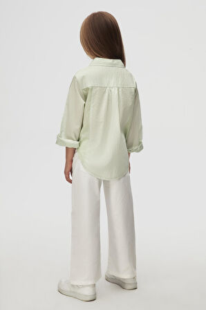 Nk Kız Çocuk Lotus Gömlek 4-8 Yaş Mint