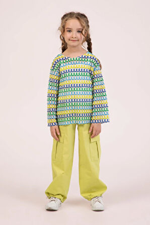 Dmb Kız Çocuk 3'lü Takım 4-9 Yaş Fıstık