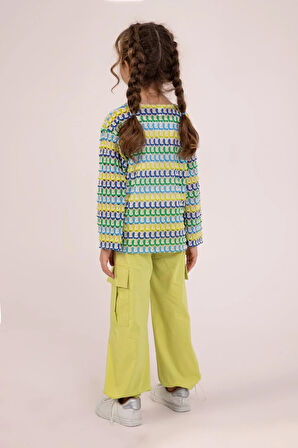 Dmb Kız Çocuk 3'lü Takım 4-9 Yaş Fıstık