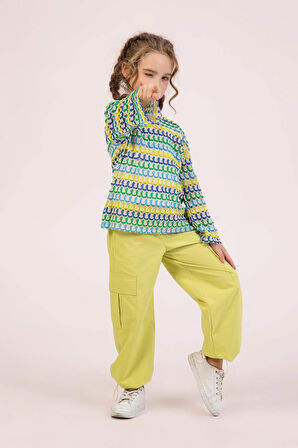 Dmb Kız Çocuk 3'lü Takım 4-9 Yaş Fıstık