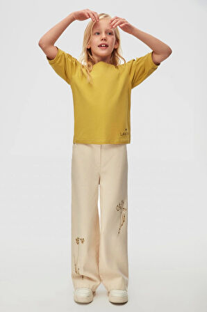 Nk Kız Çocuk Petunia Pantolon 8-14 Yaş Krem