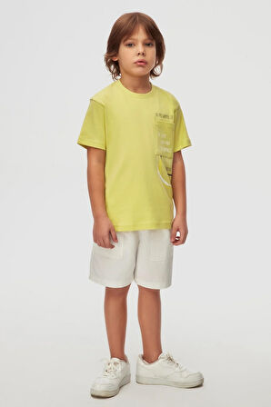 Nk Erkek Çocuk Child Tshirt 4-8 Yaş Sarı