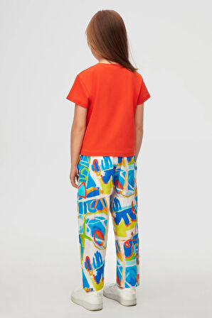 Nk Kız Çocuk Flawlenss Tshirt 4-8 Yaş Kırmızı