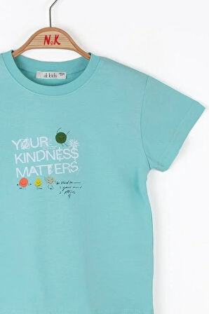 Nk Kız Çocuk Matters Tshirt 4-8 Yaş Mint