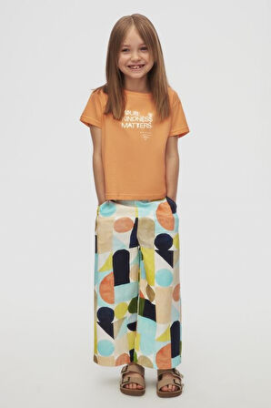 Nk Kız Çocuk Matters Tshirt 4-8 Yaş Yavruağzı