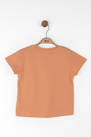 Nk Kız Çocuk Matters Tshirt 4-8 Yaş Yavruağzı