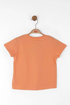 Nk Kız Çocuk Matters Tshirt 4-8 Yaş Yavruağzı