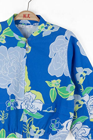 Nk Kız Çocuk Purple Ceket 8-14 Yaş Mavi