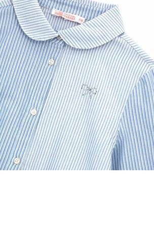 Orginal Marines Cizgili Gömlek Elbise 29 Yaş Mavi