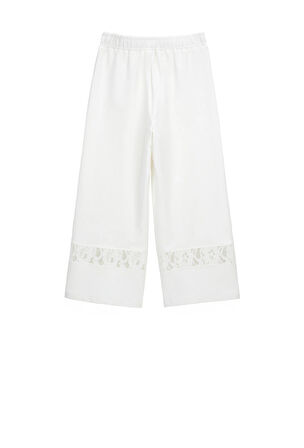 Original Marines Kız Çocuk Tek Alt 3-8 Yaş Beyaz