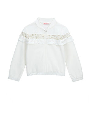 Original Marines Kız Çocuk Ceket 3-8 Yaş Beyaz