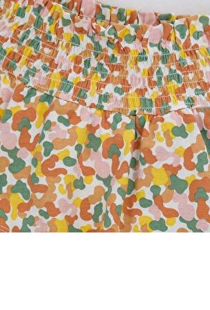 Original Marines Kız Çocuk Şort Etek 3-8 Yaş Yeşil