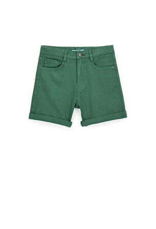 Original Marines Erkek Çocuk Dokuma Şort 3-8 Yaş Yeşil