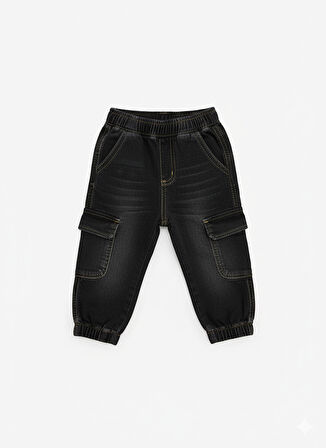 Jena Erkek Bebek Kargo Cepli Kot Pantolon 9-36 Ay Antirasit