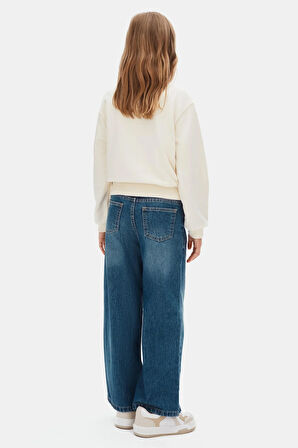 Nk Kız Çocuk Melisa Denim Pantolon 8-14 Yaş Mavi