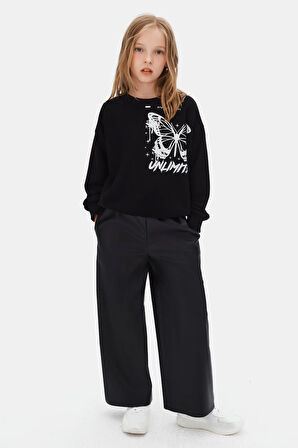 Nk Kız Çocuk Nova Pantolon 8-14 Yaş Siyah