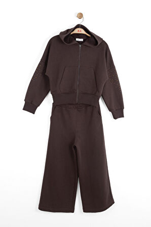 Nk Kız Çocuk Coffee Takım 8-14 Yaş Kahve