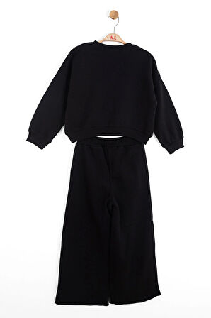 Nk Kız Çocuk Bright Takım 8-14 Yaş Siyah