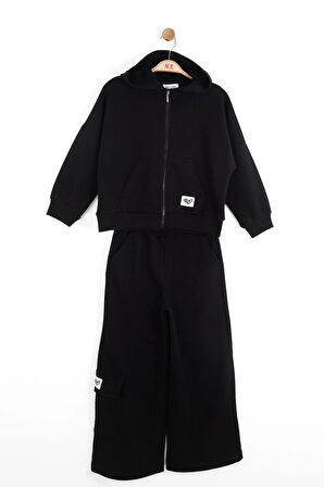 Nk Kız Çocuk Trend Takım 8-14 Yaş Siyah