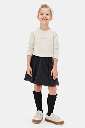 Nk Kız Çocuk Swan Etek 4-8 Yaş Siyah