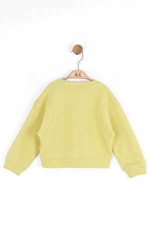 Nk Kız Bebek Little Sweatshirt 1-4 Yaş Yeşil