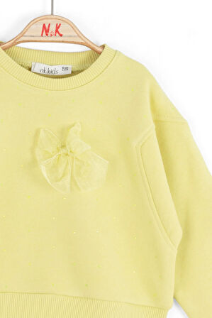 Nk Kız Bebek Little Sweatshirt 1-4 Yaş Yeşil