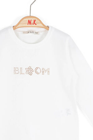 Nk Kız Bebek Bloom Sweatshirt 1-4 Yaş VİZON