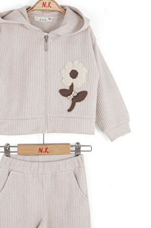Nk Kız Bebek Krokan Takım 1-4 Yaş VİZON