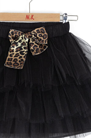 Nk Kız Çocuk Princess Etek 4-8 Yaş Siyah