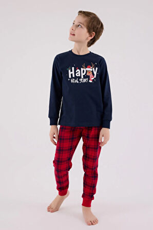 Rolypoly Erkek Çocuk Pijama Takım 2-15 Yaş Lacivert