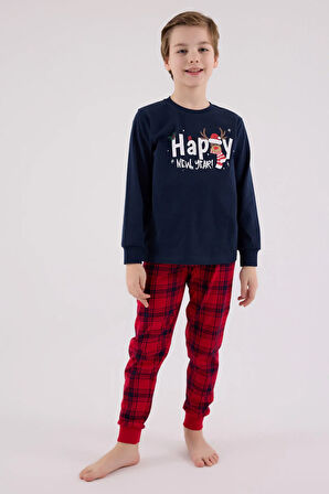 Rolypoly Erkek Çocuk Pijama Takım 2-15 Yaş Lacivert