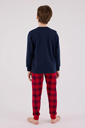 Rolypoly Erkek Çocuk Pijama Takım 2-15 Yaş Lacivert