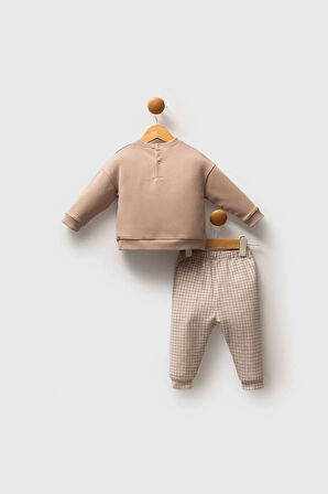 U.S. Polo Assn Erkek Bebek Takım 6-36 Ay Bej