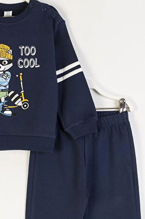 Dmb Erkek Bebek Eşofman Takım 1-3 Yaş Lacivert