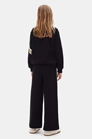 Nk Kız Çocuk Şerit Detaylı Takım Takım 8-14 Yaş Siyah