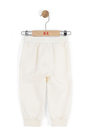 Nk Kız Bebek Little Pantolon 1-4 Yaş Krem