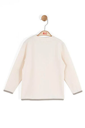 Nk Erkek Bebek New Sweatshirt 1-4 Yaş Gri