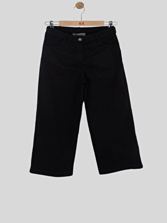 Nk Kız Çocuk Manche Pantolon 8-14 Yaş Siyah