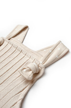 BabyCosy Erkek Bebek Salopet Tulum 3-24 Ay TAŞ