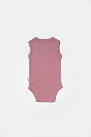 BabyCosy Kız Bebek Çıtçıtlı 2'Li Atlet Badi 3-24 Ay Pembe