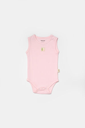 BabyCosy Kız Bebek Çıtçıtlı 2'Li Atlet Badi 3-24 Ay Pembe