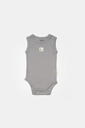 BabyCosy Erkek Bebek Çıtçıtlı 2'Li Atlet Badi 3-24 Ay Mavi