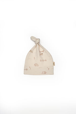 BabyCosy Erkek Bebek Penye Bere 3'Lü Bej