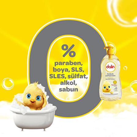 Dalin Bebek Şampuanı 900ml x 3 Adet