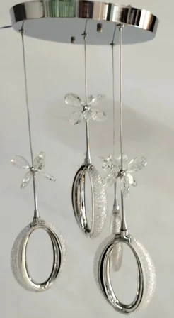 4'lü Modern Kelebekli Oval Avize